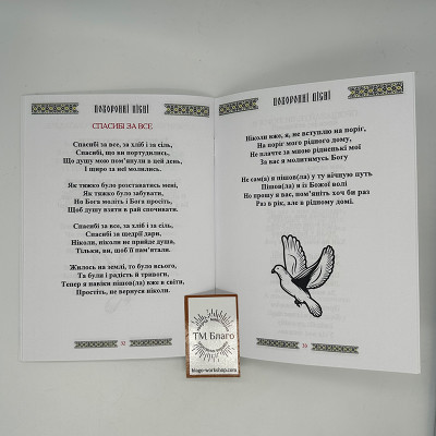 Похоронні пісні, 19,5х14х0,4 см