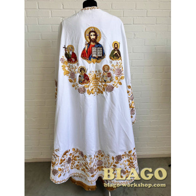 Priestly vestment of Greek cut with embroidery No. 85