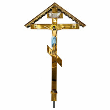 Roofing (roofs) made of damask steel on a cross, 1.5 m high