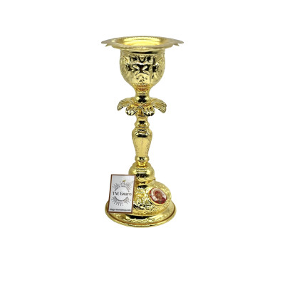 Table lamp with a medallion, 11.5x26.5 cm