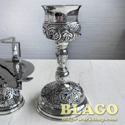 Євхаристичний набір з чеканкою, 500 мл