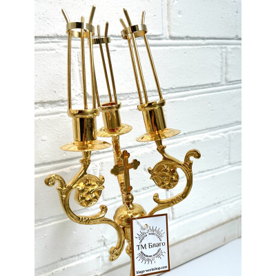 Дикирій і трикирій (комплект) 16х41 см