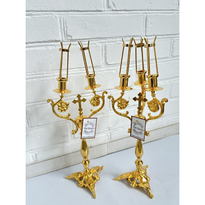 Дикирій і трикирій (комплект) 16х41 см