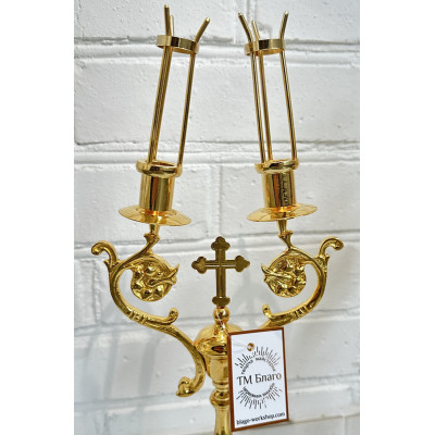 Дикирій і трикирій (комплект) 16х41 см