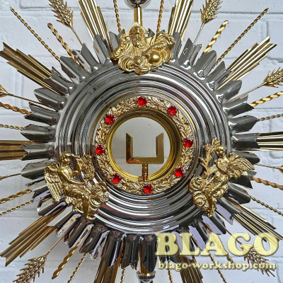 Монстранція латунна, 41х62 см