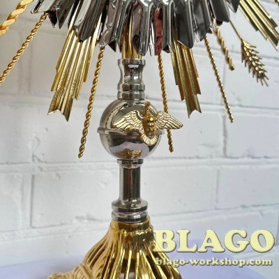 Монстранція латунна, 41х62 см