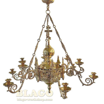 Панікадило одноярусне на 12 свічок, 93х90 см