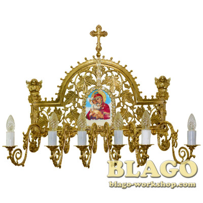 Бра з іконкою на 6 свічок