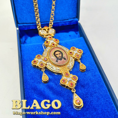 Крест наградной с подвесками, 14,5х8х1 см