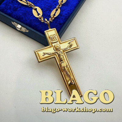 Крест протоиерейский наперсный, 10х6х0,5 см