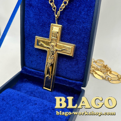 Крест протоиерейский наперсный, 10х6х0,5 см