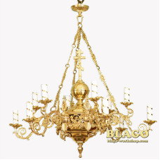 Панікадило одноярусне на 12 електричних свічок, 93х90см