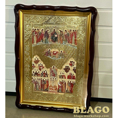 кона "Собор усіх святих", фігурна рамка, 60х80 см