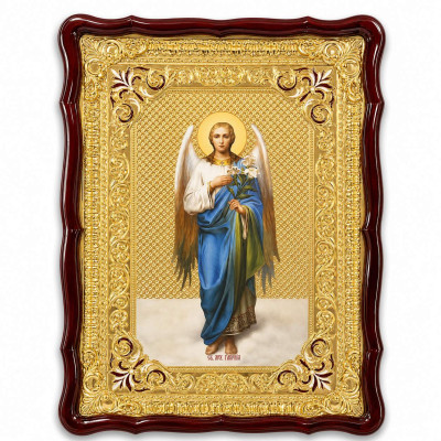 The temple icon of St. Gabriel in a kiot made of wood 60x80 cm
