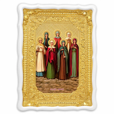 Храмова ікона Святі Жінки-Мироносиці 60х80 см в кіоті під склом