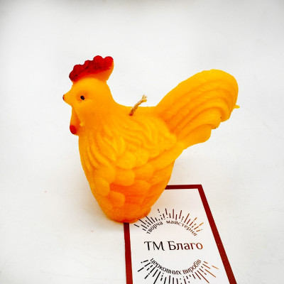  Easter chicken candle 7х8 