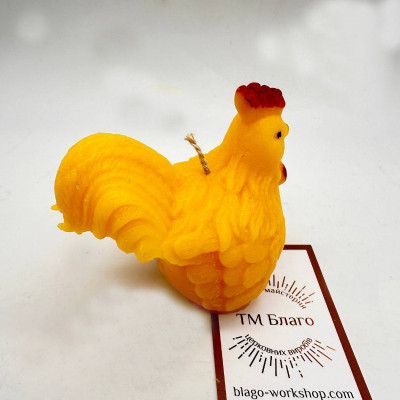  Easter chicken candle 7х8 