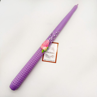  Easter candle with decor 32 сm