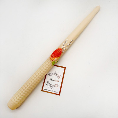  Easter candle with decor 32 сm