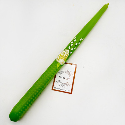  Easter candle with decor 32 сm