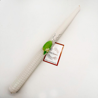  Easter candle with decor 32 сm