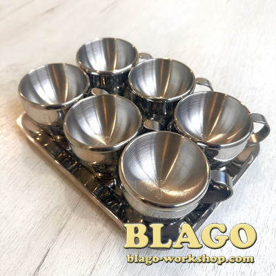 Набір для запивки 6 чаш, 20х15 см