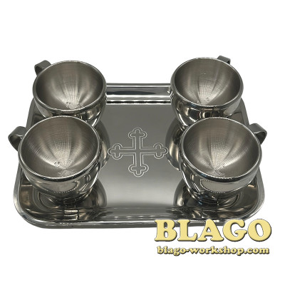 Набір для запивки 4 чаши, 20х15 см