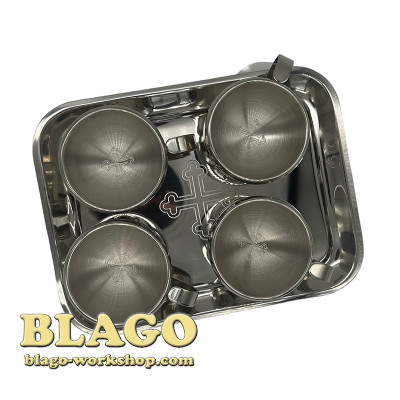 Набір для запивки 4 чаши, 20х15 см