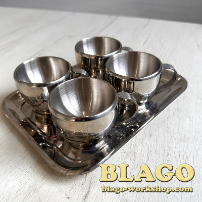 Набір для запивки 4 чаши, 20х15 см