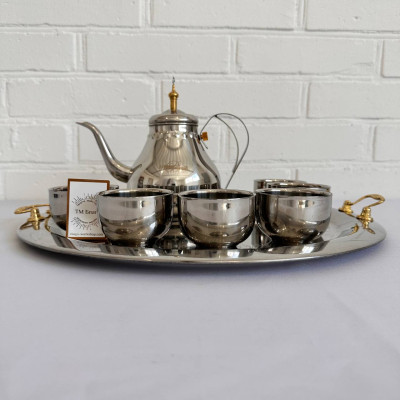 Набір для запивки чайник 1 л та 6 чаш по 100 мл