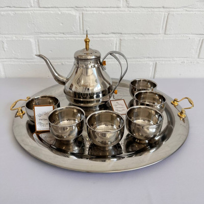 Набір для запивки чайник 1 л та 6 чаш по 100 мл