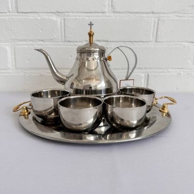 Набір для запивки чайник 1 л та 4 чаші по 100 мл