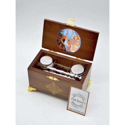 Крестильный ящик деревянный, 12х7х8 см