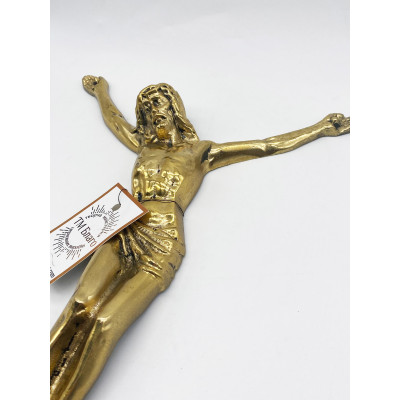 Распятие металлическое, латунь, 20х26 см