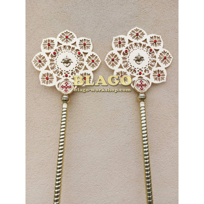 Liturgical fan (ripidion), 30х160 cm