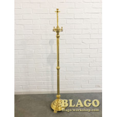 Підсвічник виносний на 3 свічки з тасьмою, 130 см