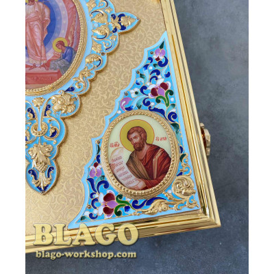 Gospel gold plated (Church Slavonic language)