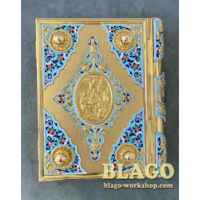 Gospel gold plated (Church Slavonic language)