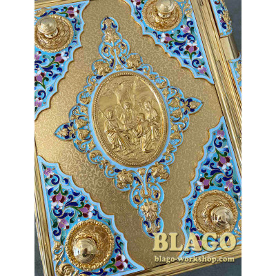 Gospel gold plated (Church Slavonic language)