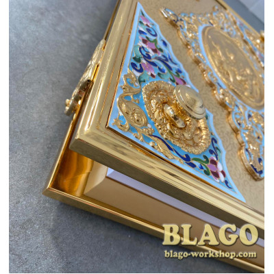 Gospel gold plated (Church Slavonic language)