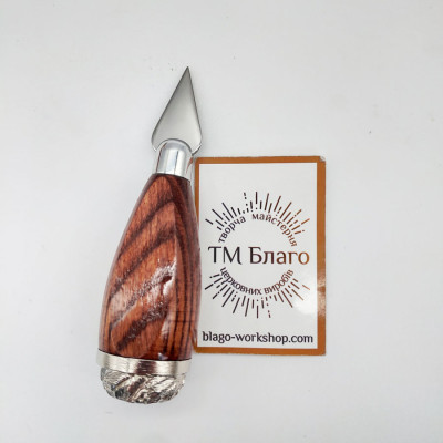 Копие малое с деревянной ручкой никель, 2,5х10 см Копие малое с деревянной ручкой никель, 2,5х10 см