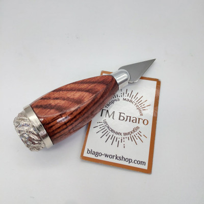 Копие малое с деревянной ручкой никель, 2,5х10 см