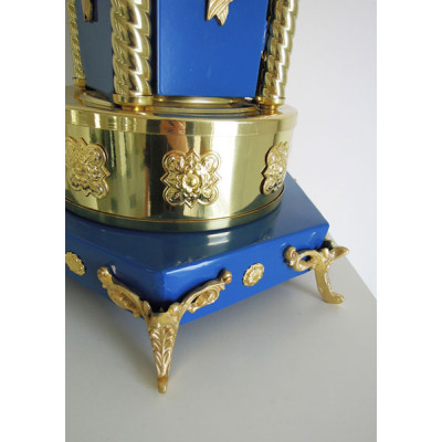 Tabernacle brass bluewithout cap, 35х35х73 cm