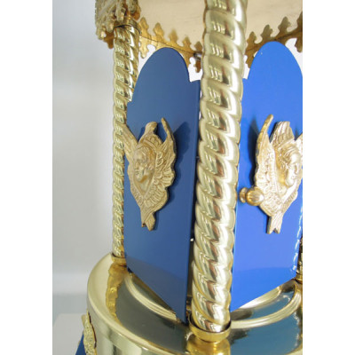 Tabernacle brass bluewithout cap, 35х35х73 cm