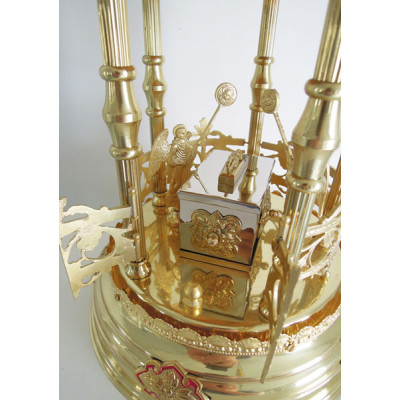 Дарохранительниця латунна з литвом, 26х65 см