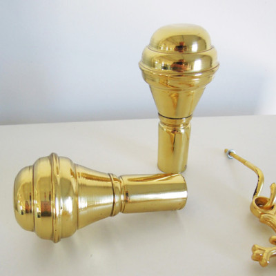 Gonfalon pendant with a cross, 17x22 cm