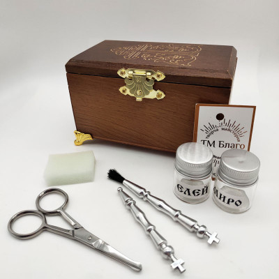 Крестильный ящик деревянный, 13х8х8 см