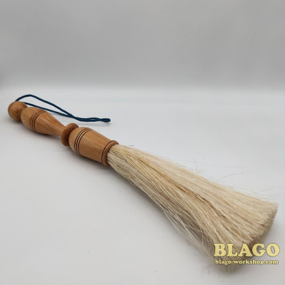 Кропило среднее деревянное с натуральным ворсом, 36 см