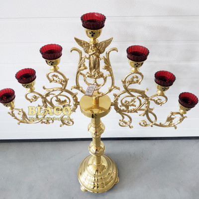 Семисвечник напрестольный средний электрический, 90х117 см