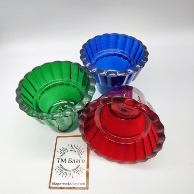 Стаканчик для лампадки червоний